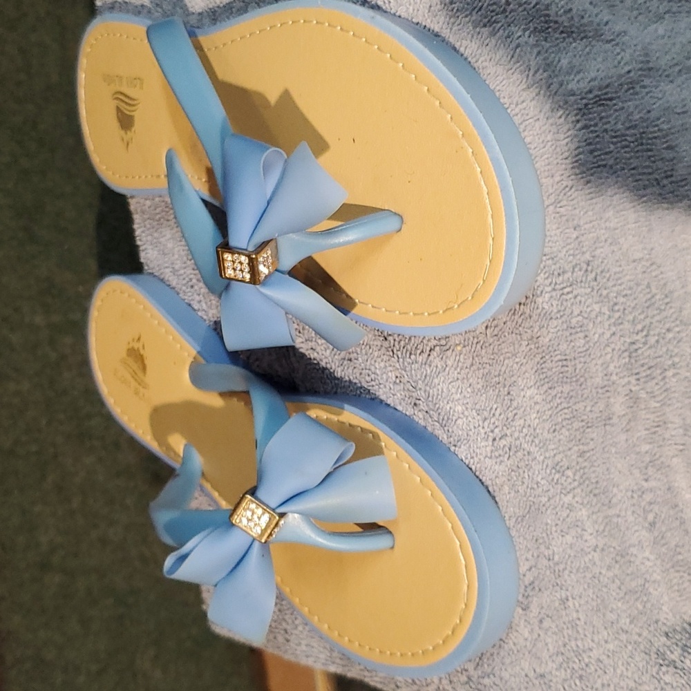 Aloha Island blue flip-flops
